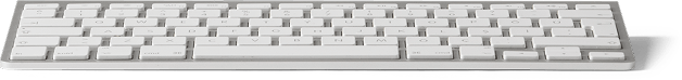 Mockup clavier blanc Sahel School